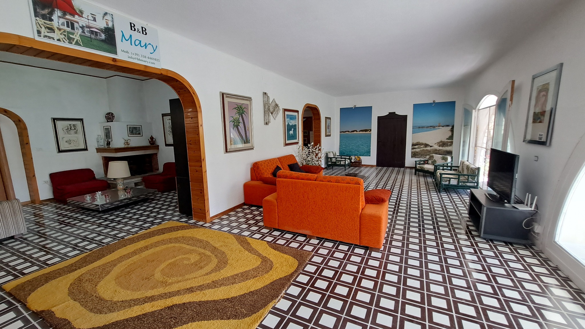 Salone comune del B&B Mary